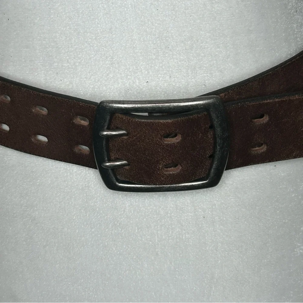 Old Navy Brown Men's SZ S Leather Belt Western Country Timeless Everyday Casual